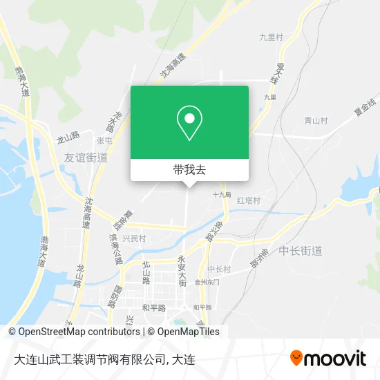 大连山武工装调节阀有限公司地图