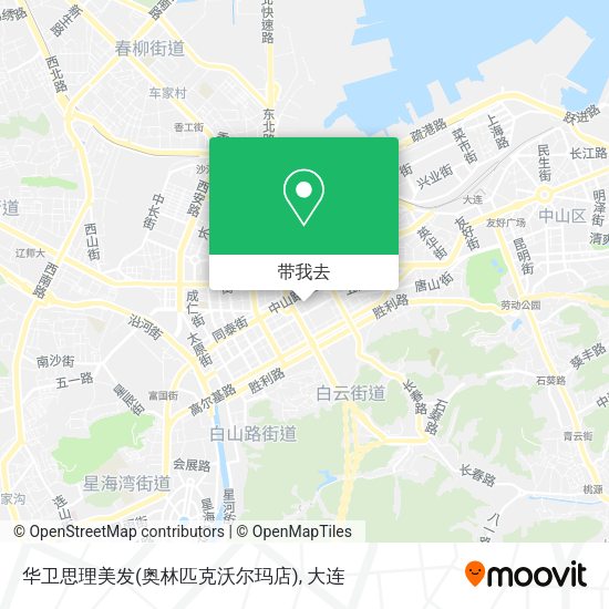 华卫思理美发(奥林匹克沃尔玛店)地图