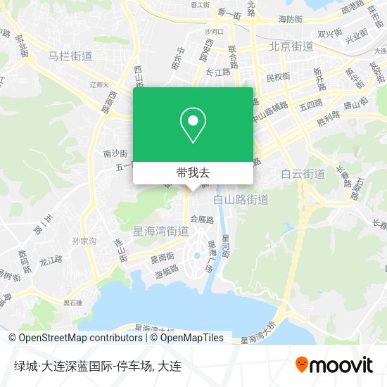 绿城·大连深蓝国际-停车场地图