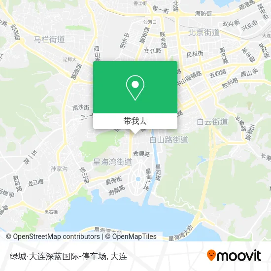 绿城·大连深蓝国际-停车场地图