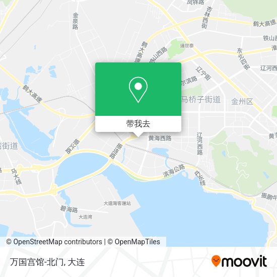 万国宫馆-北门地图