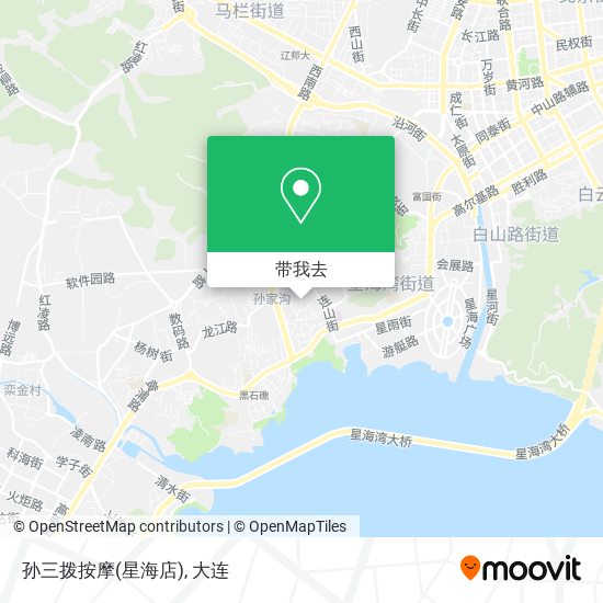 孙三拨按摩(星海店)地图