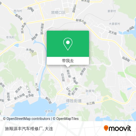 旅顺源丰汽车维修厂地图