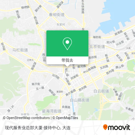 现代服务业总部大厦-接待中心地图