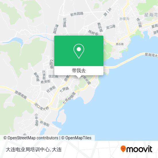 大连电业局培训中心地图