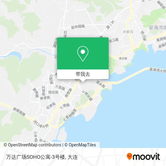 万达广场SOHO公寓-3号楼地图