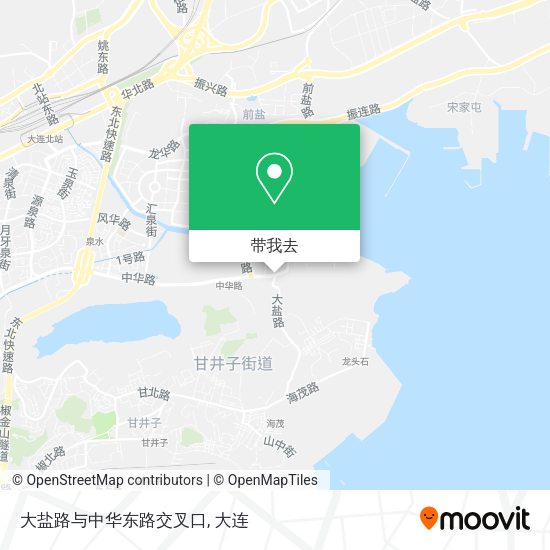 大盐路与中华东路交叉口地图