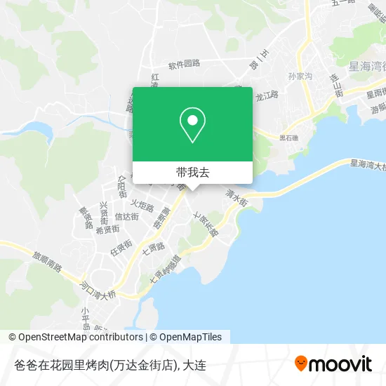 爸爸在花园里烤肉(万达金街店)地图