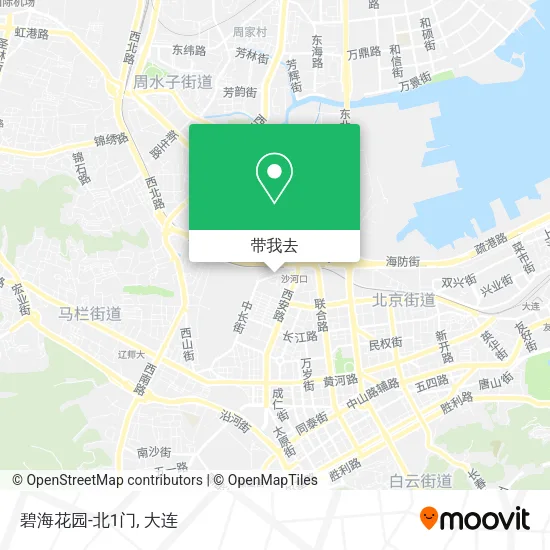 碧海花园-北1门地图