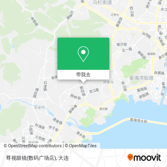 尊视眼镜(数码广场店)地图