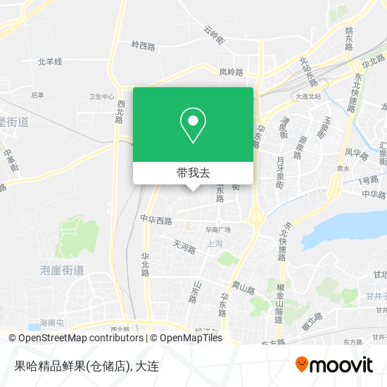 果哈精品鲜果(仓储店)地图