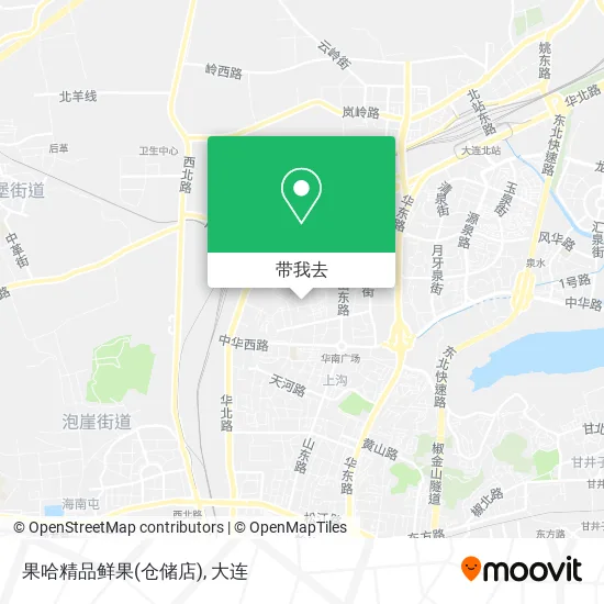 果哈精品鲜果(仓储店)地图