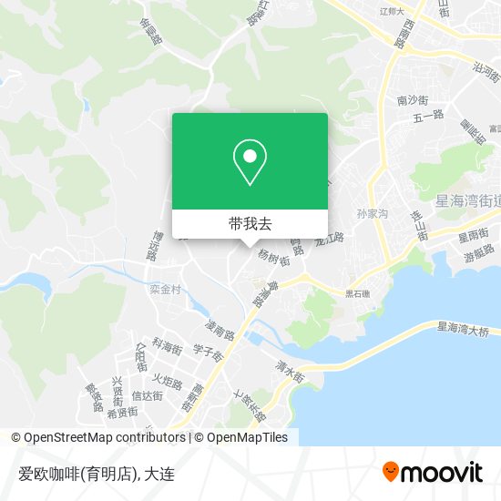 爱欧咖啡(育明店)地图