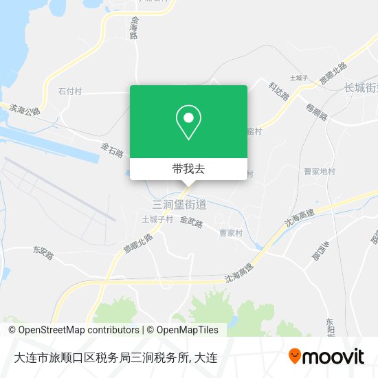 大连市旅顺口区税务局三涧税务所地图