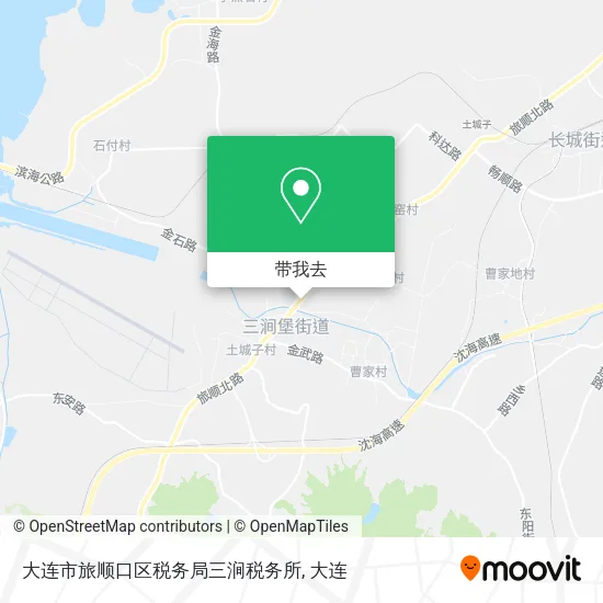 大连市旅顺口区税务局三涧税务所地图