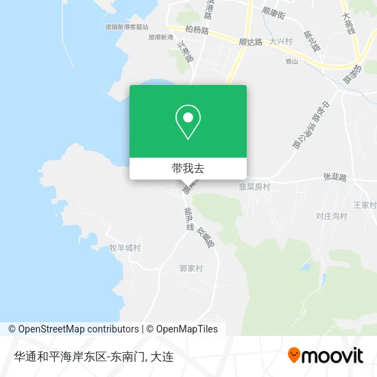 华通和平海岸东区-东南门地图