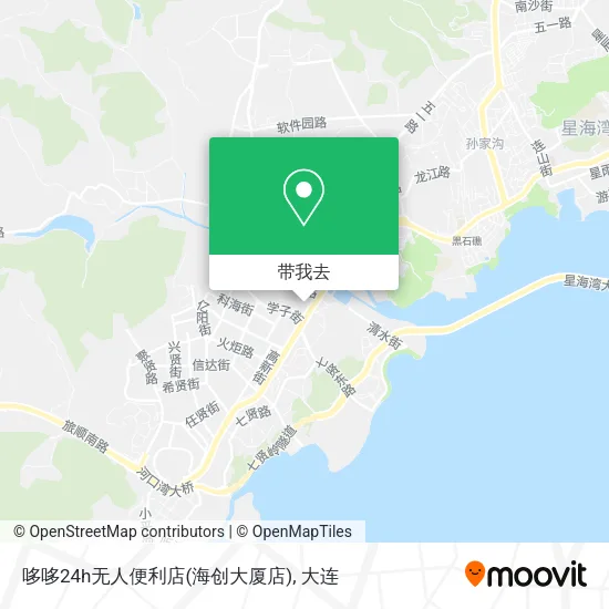 哆哆24h无人便利店(海创大厦店)地图