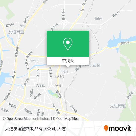 大连友谊塑料制品有限公司地图