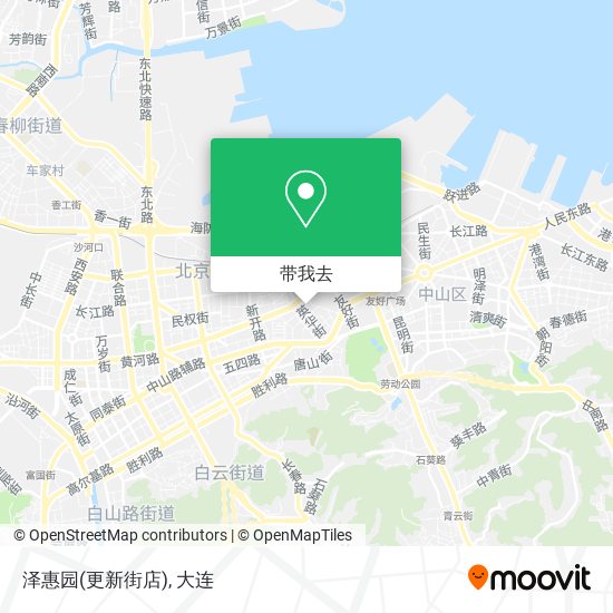 泽惠园(更新街店)地图