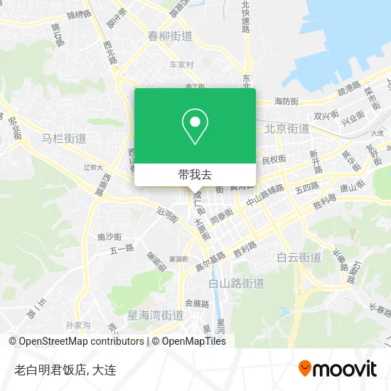 老白明君饭店地图