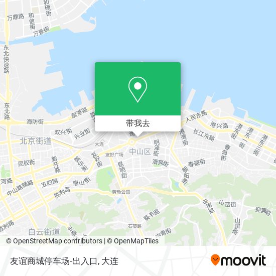 友谊商城停车场-出入口地图