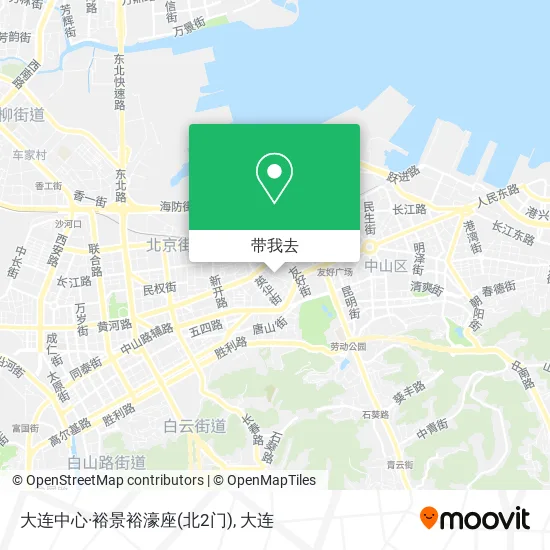 大连中心·裕景裕濠座(北2门)地图