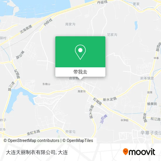 大连天丽制衣有限公司地图