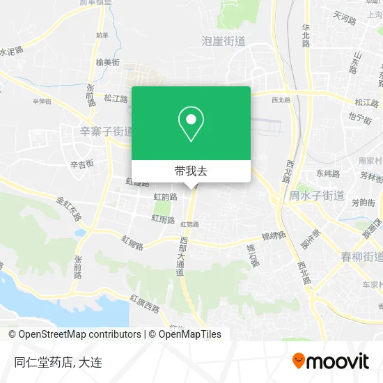 同仁堂药店地图