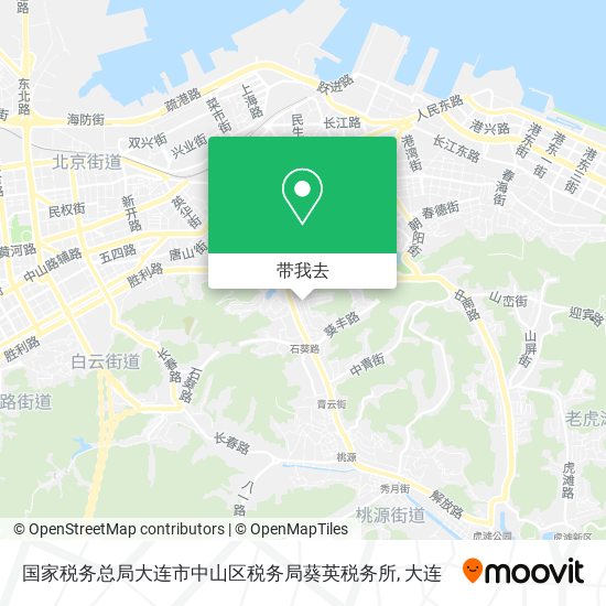 国家税务总局大连市中山区税务局葵英税务所地图