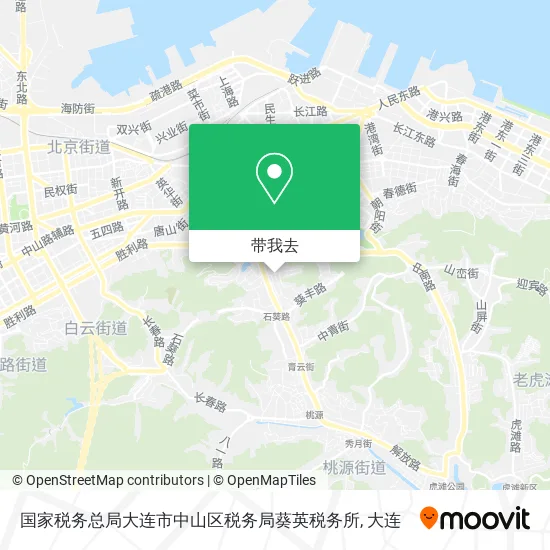 国家税务总局大连市中山区税务局葵英税务所地图