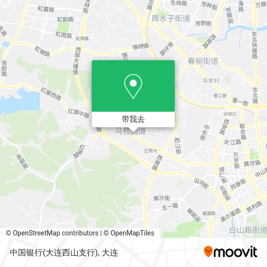 中国银行(大连西山支行)地图