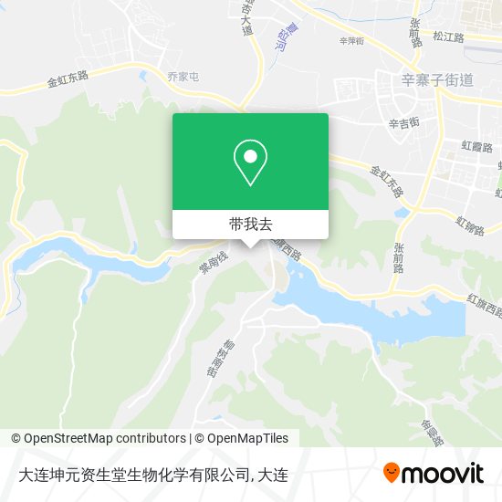 大连坤元资生堂生物化学有限公司地图