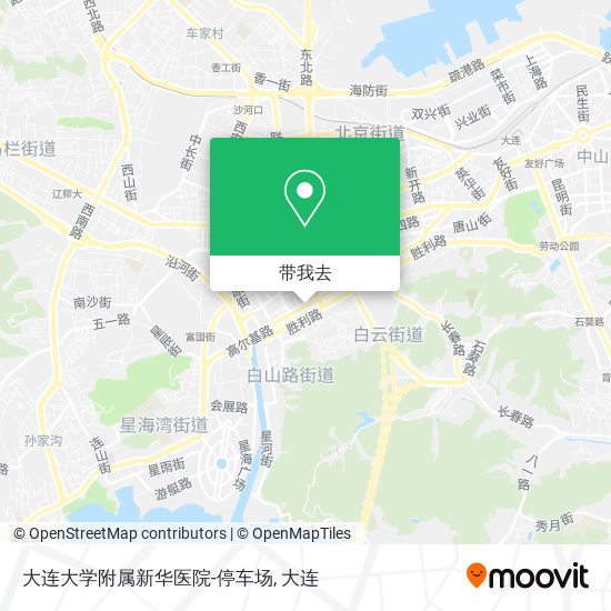 大连大学附属新华医院-停车场地图