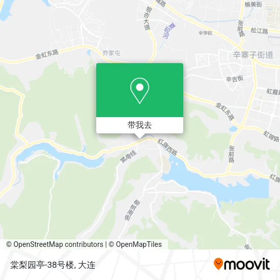 棠梨园亭-38号楼地图