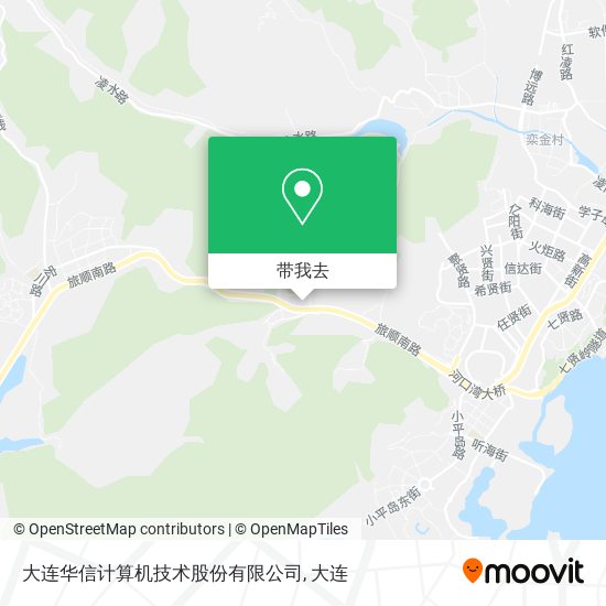 大连华信计算机技术股份有限公司地图