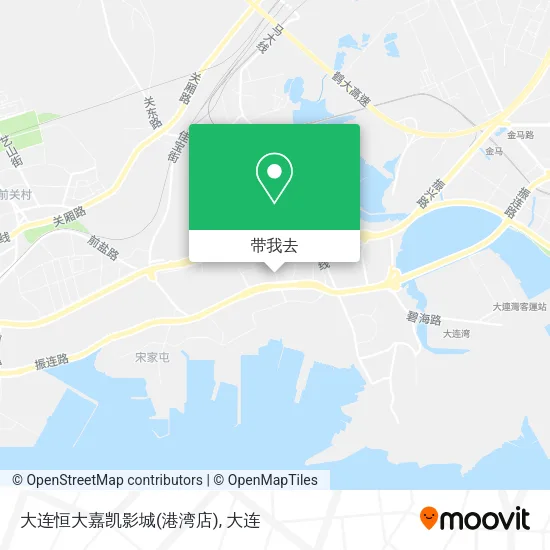 大连恒大嘉凯影城(港湾店)地图