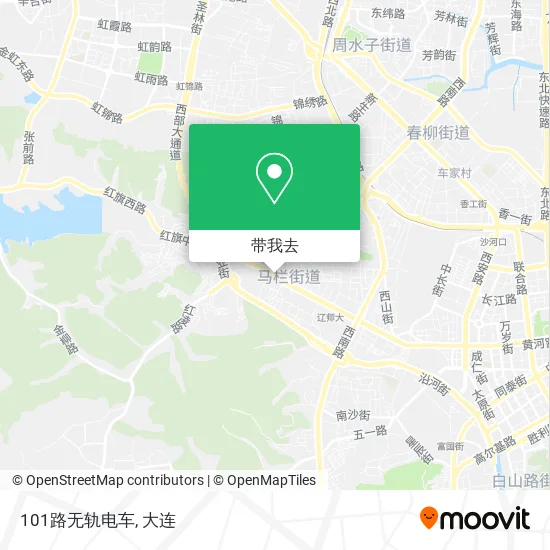 101路无轨电车地图