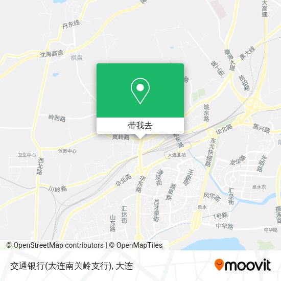 交通银行(大连南关岭支行)地图