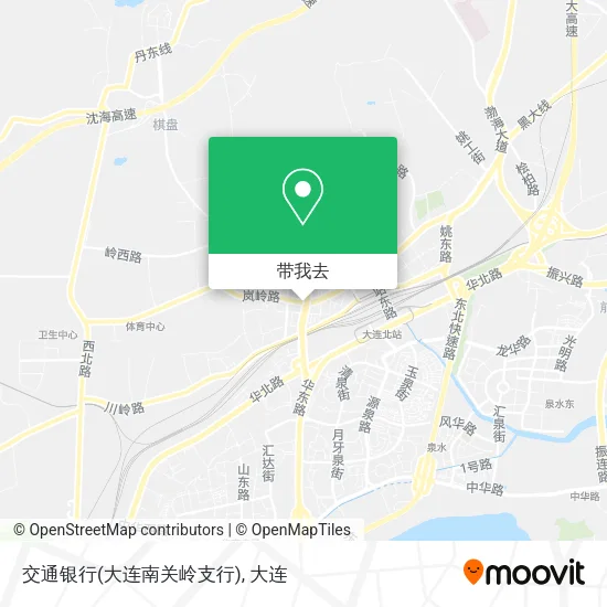 交通银行(大连南关岭支行)地图