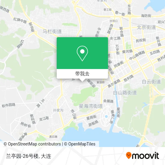 兰亭园-26号楼地图