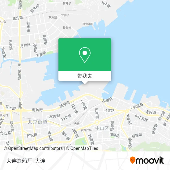 大连造船厂地图