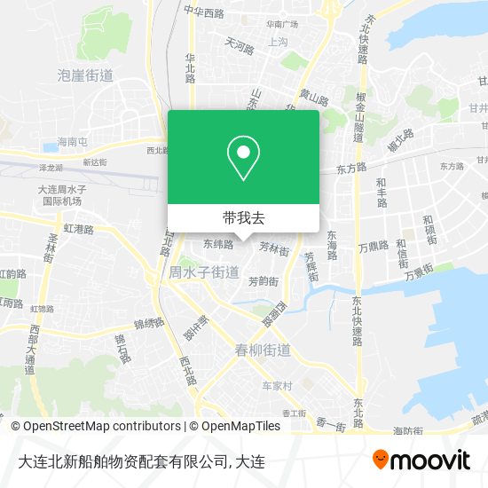 大连北新船舶物资配套有限公司地图