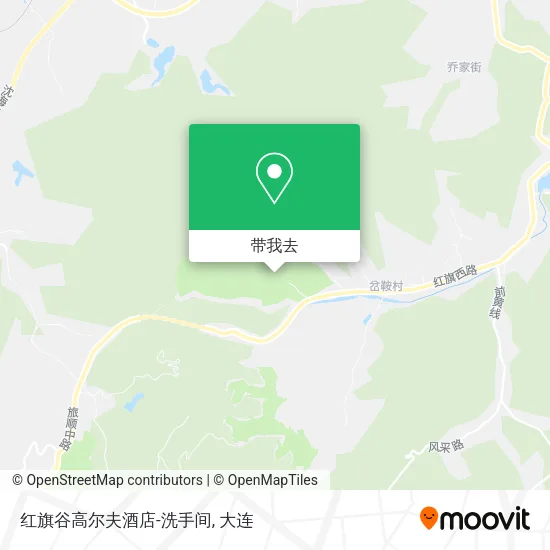 红旗谷高尔夫酒店-洗手间地图