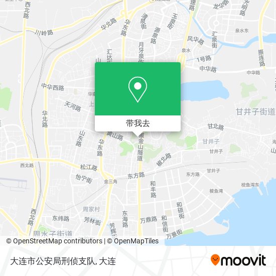 大连市公安局刑侦支队地图