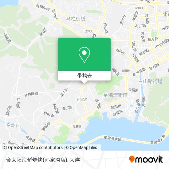 金太阳海鲜烧烤(孙家沟店)地图