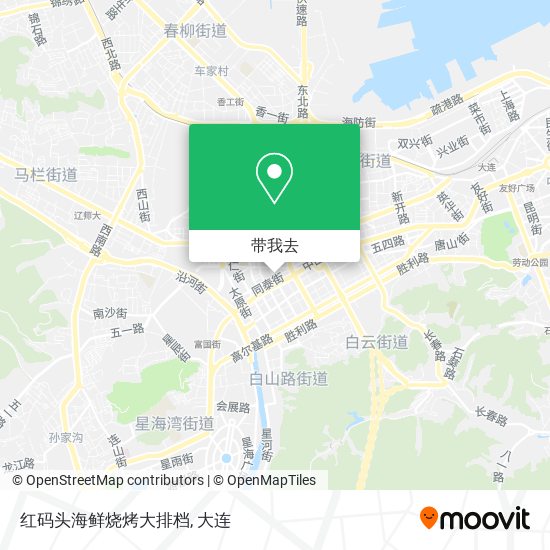 红码头海鲜烧烤大排档地图
