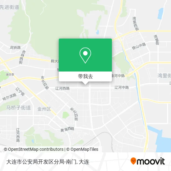 大连市公安局开发区分局-南门地图