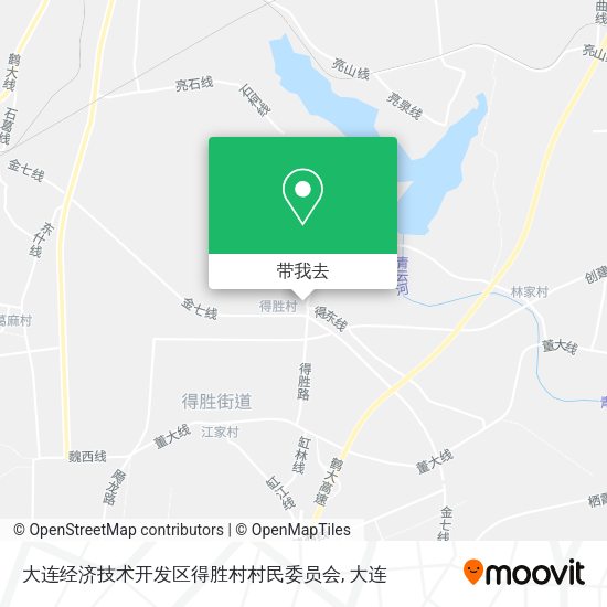 大连经济技术开发区得胜村村民委员会地图