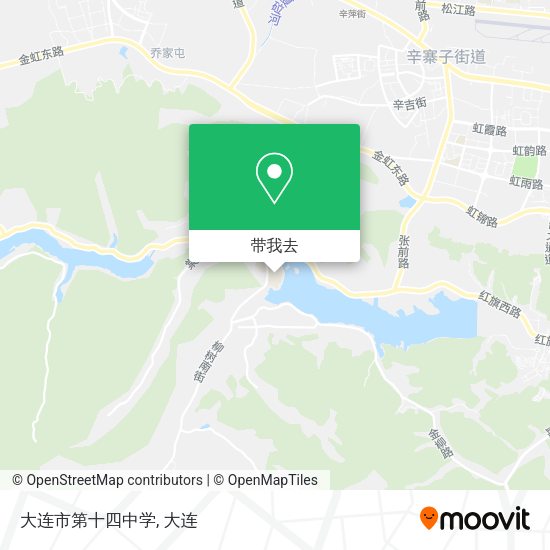 大连市第十四中学地图