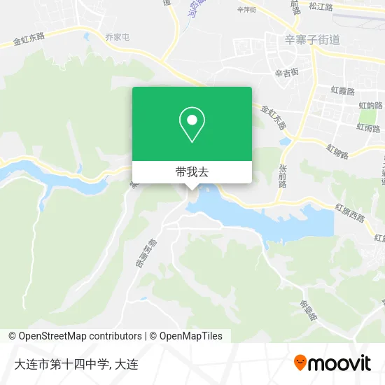 大连市第十四中学地图